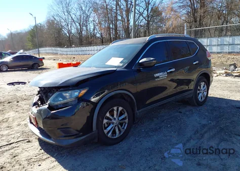 2016 Nissan Rogue Sv from USA, damaged, VIN KNMAT2MT1GP654602